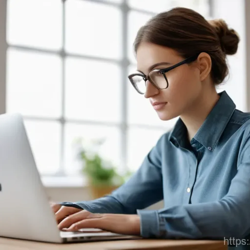 macOS의 화면 녹화 기능 사용법 - **Prompt 1: Professional Software Tutorial Creation**
    "A well-lit, clean desk setup with a moder...