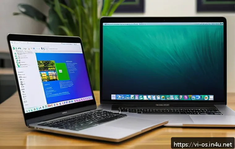 윈도우와 macOS의 소프트웨어 호환성 관련 이미지 1